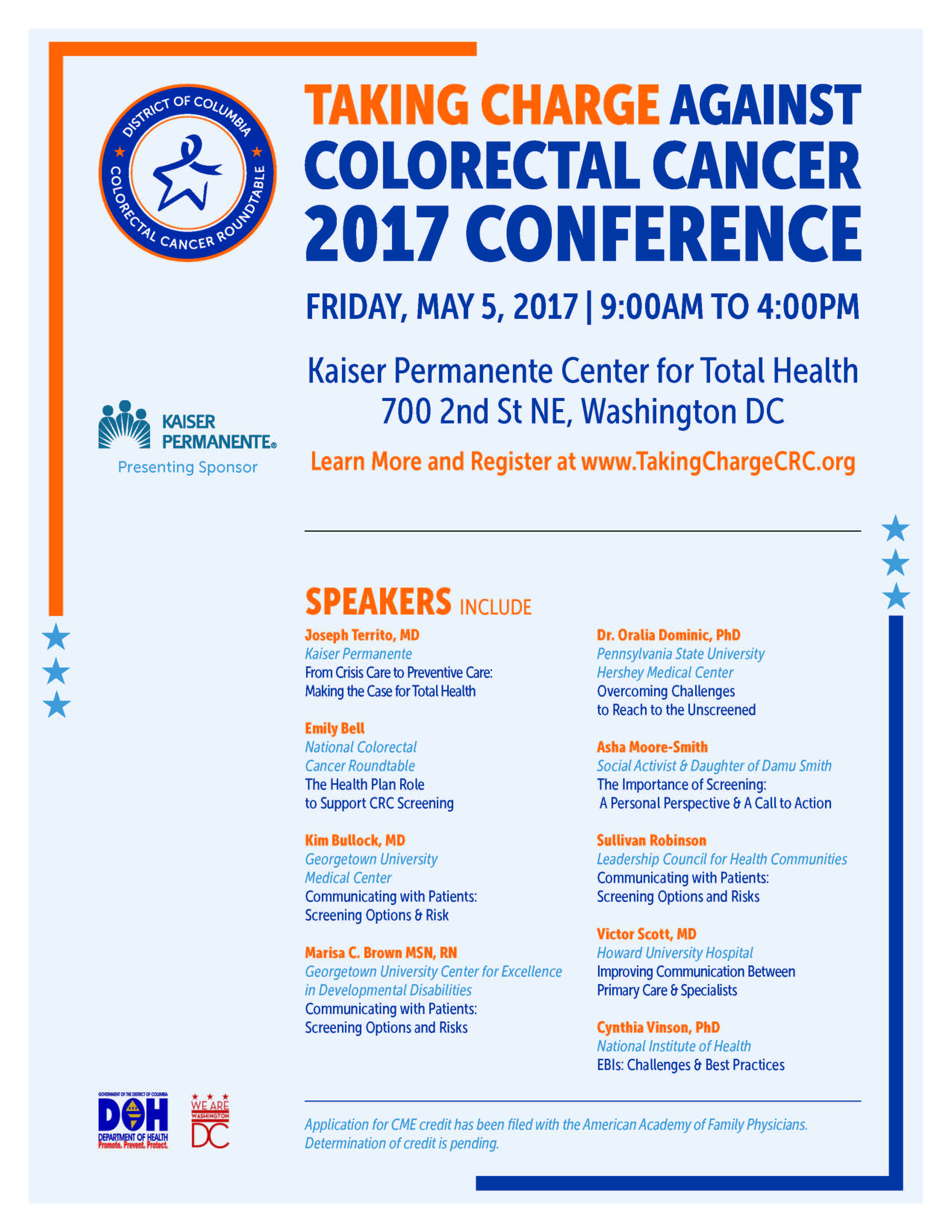 DOH Colorectal Conference Flyer