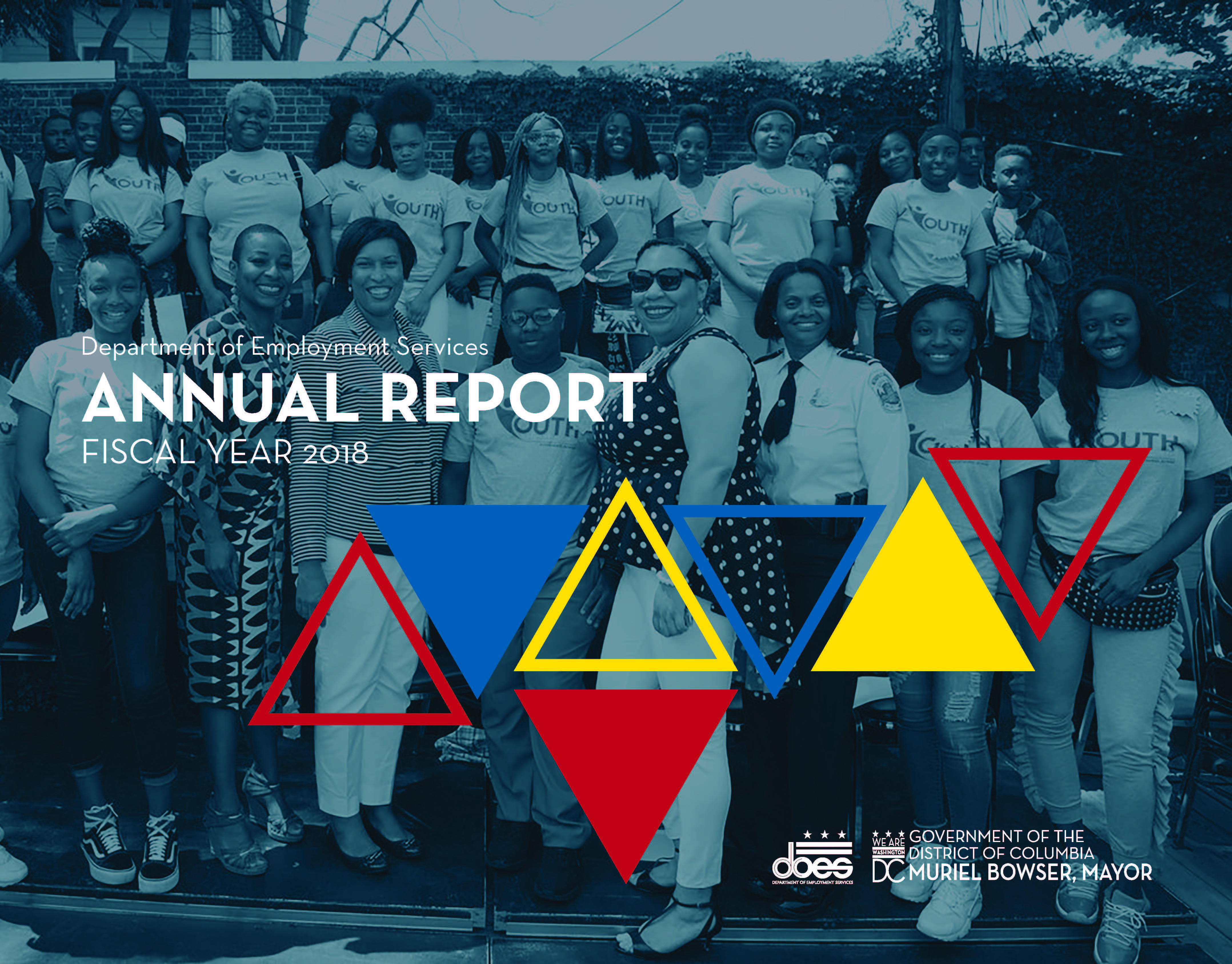 DOES annual report front page